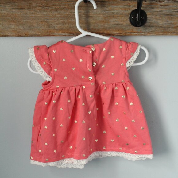 ❄️5/$25🎄Isaac Mizrahi Size 3-6M Heart dress - Picture 3 of 3